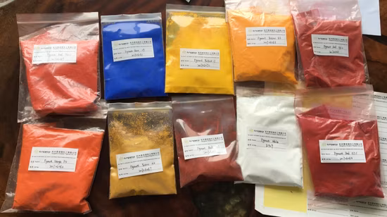 Plastique PP, PVC, PE et autres pigments colorants Jaune 194